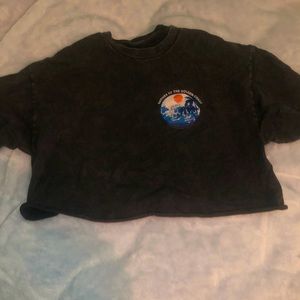 brandy melville golden coast crop top